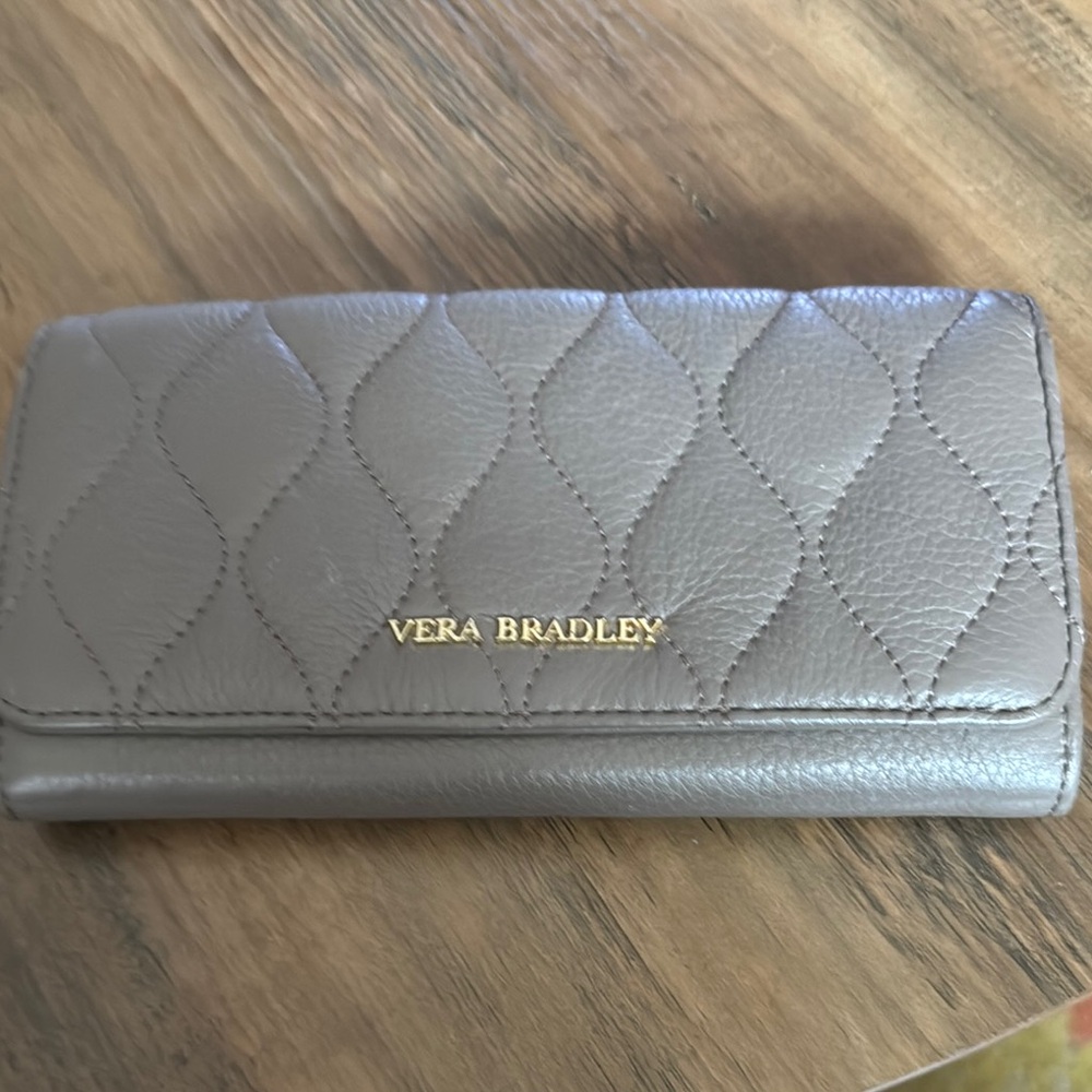 Vera Bradley Gray Quilted Women's Wallet